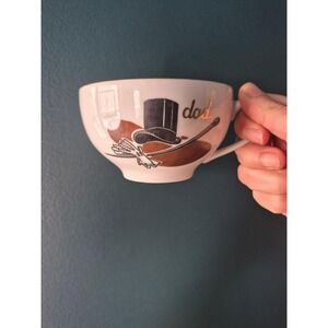 Vintage Lefton Dad Coffee Cup Retro Top Hat Cane Mid Century Gift